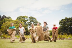 Sports Day Activities in School - Sack Race