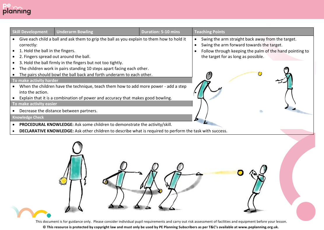 Rounders bowling skill development game